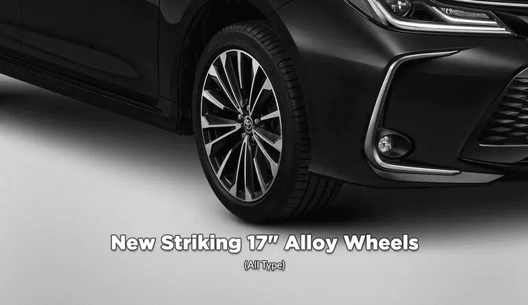 Striking 17" Alloy Wheels
